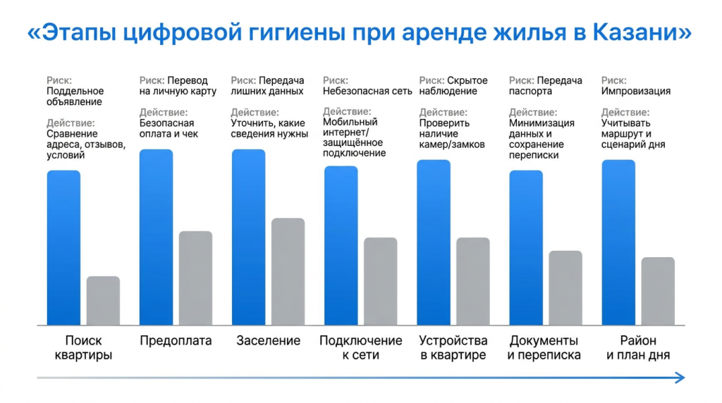 Этапы цифровой гигиены при аренде жилья